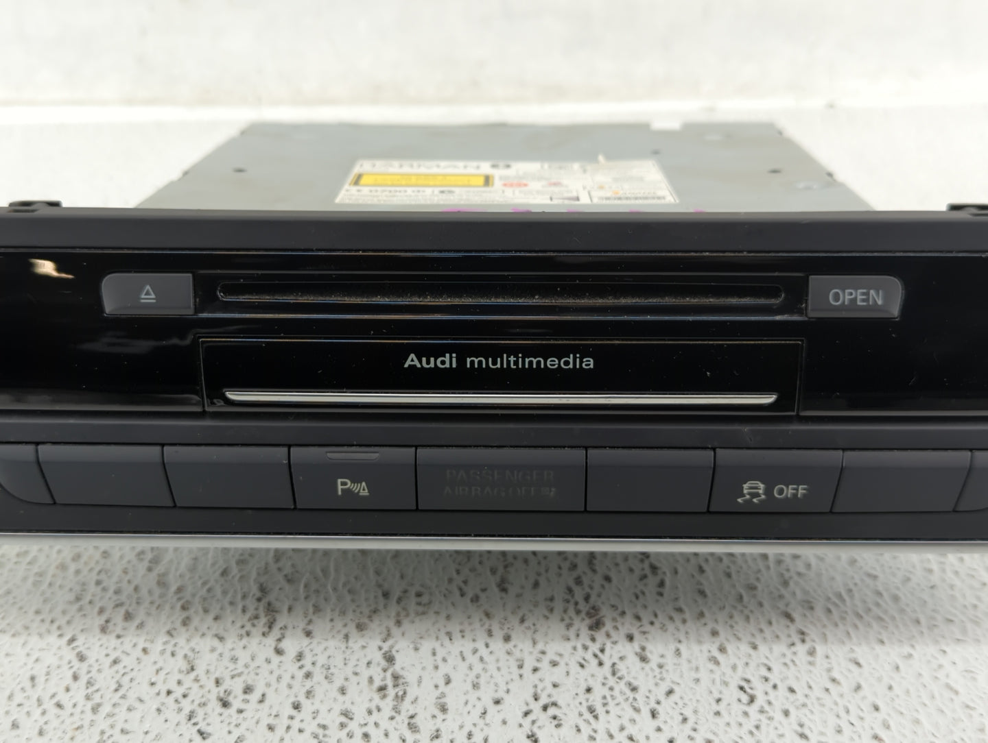 2012-2013 Audi A6 Am Fm Cd Player Radio Receiver - Oemusedautoparts1.com