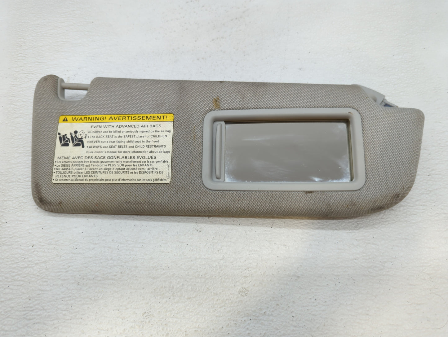 2012-2015 Audi A6 Sun Visor Shade Replacement Passenger Right Mirror Fits Fits 2012 2013 2014 2015 2016 2017 OEM Used Auto P