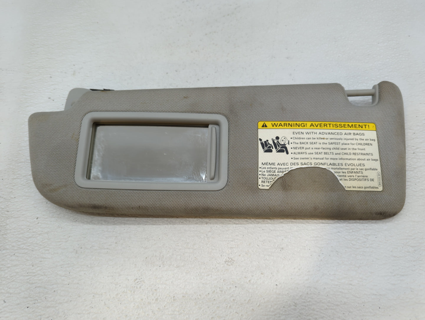 2012-2015 Audi A6 Sun Visor Shade Replacement Driver Left Mirror Fits Fits 2012 2013 2014 2015 2016 2017 OEM Used Auto Parts