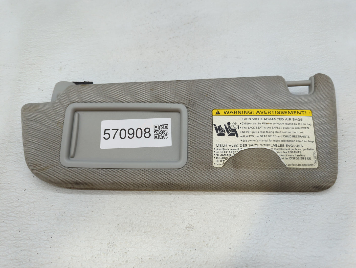 2012-2015 Audi A6 Sun Visor Shade Replacement Driver Left Mirror Fits Fits 2012 2013 2014 2015 2016 2017 OEM Used Auto Parts