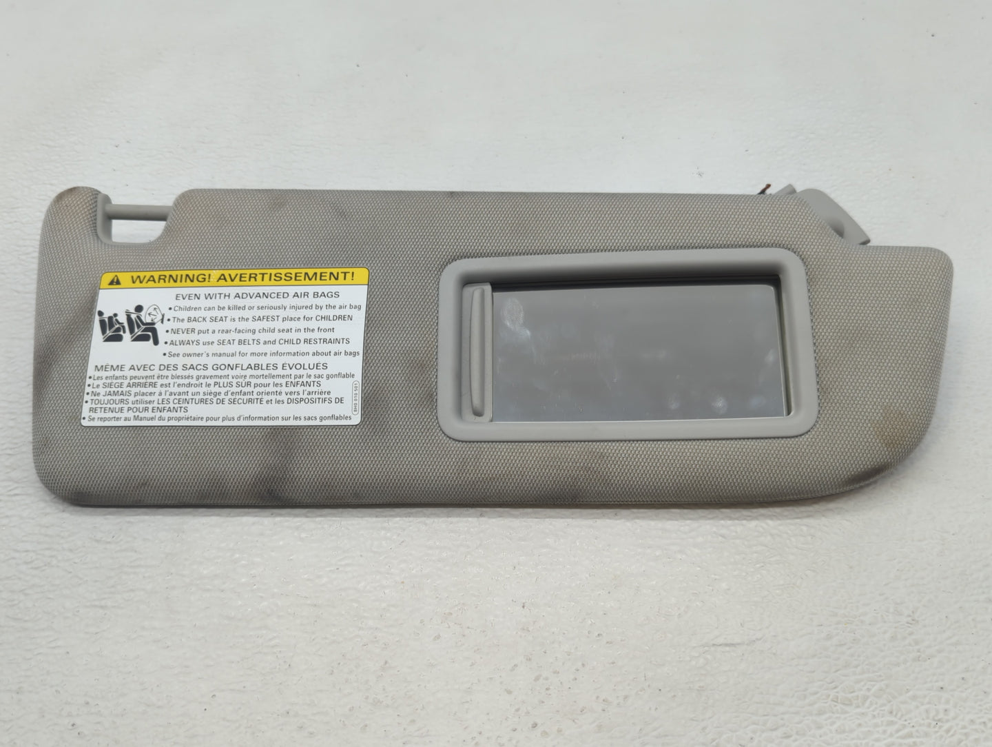 2005-2018 Audi A6 Sun Visor Shade Replacement Passenger Right Mirror Fits OEM Used Auto Parts - Oemusedautoparts1.com