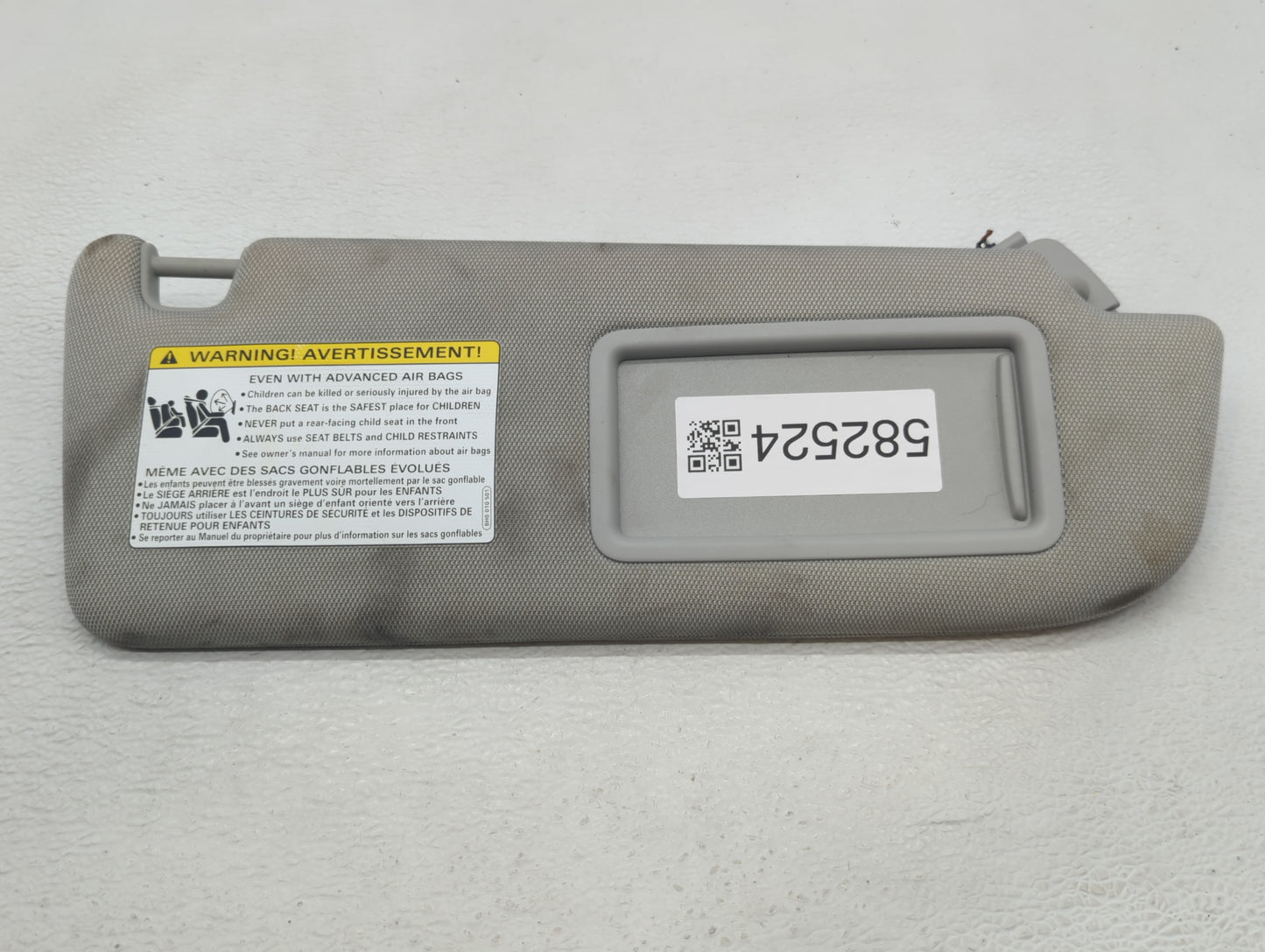 2005-2018 Audi A6 Sun Visor Shade Replacement Passenger Right Mirror Fits OEM Used Auto Parts - Oemusedautoparts1.com