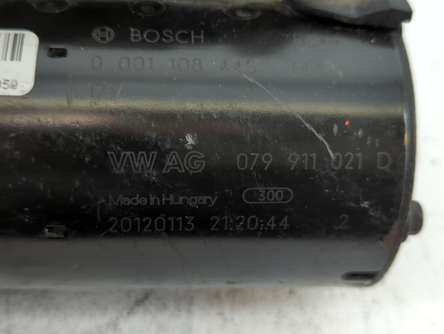 2012 Audi A6 Car Starter Motor Solenoid OEM P/N:0 001 108 445 Fits OEM Used Auto Parts - Oemusedautoparts1.com