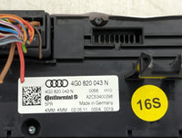 2012-2013 Audi A7 Climate Control Module Temperature AC/Heater Replacement P/N:4G0820043N A2C53400298 Fits OEM Used Auto Par