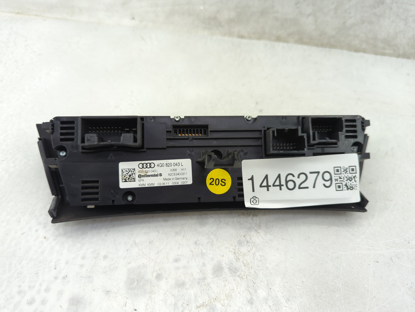 2012-2013 Audi A7 Climate Control Module Temperature AC/Heater Replacement P/N:4G0820043L A2C53400311 Fits OEM Used Auto Par