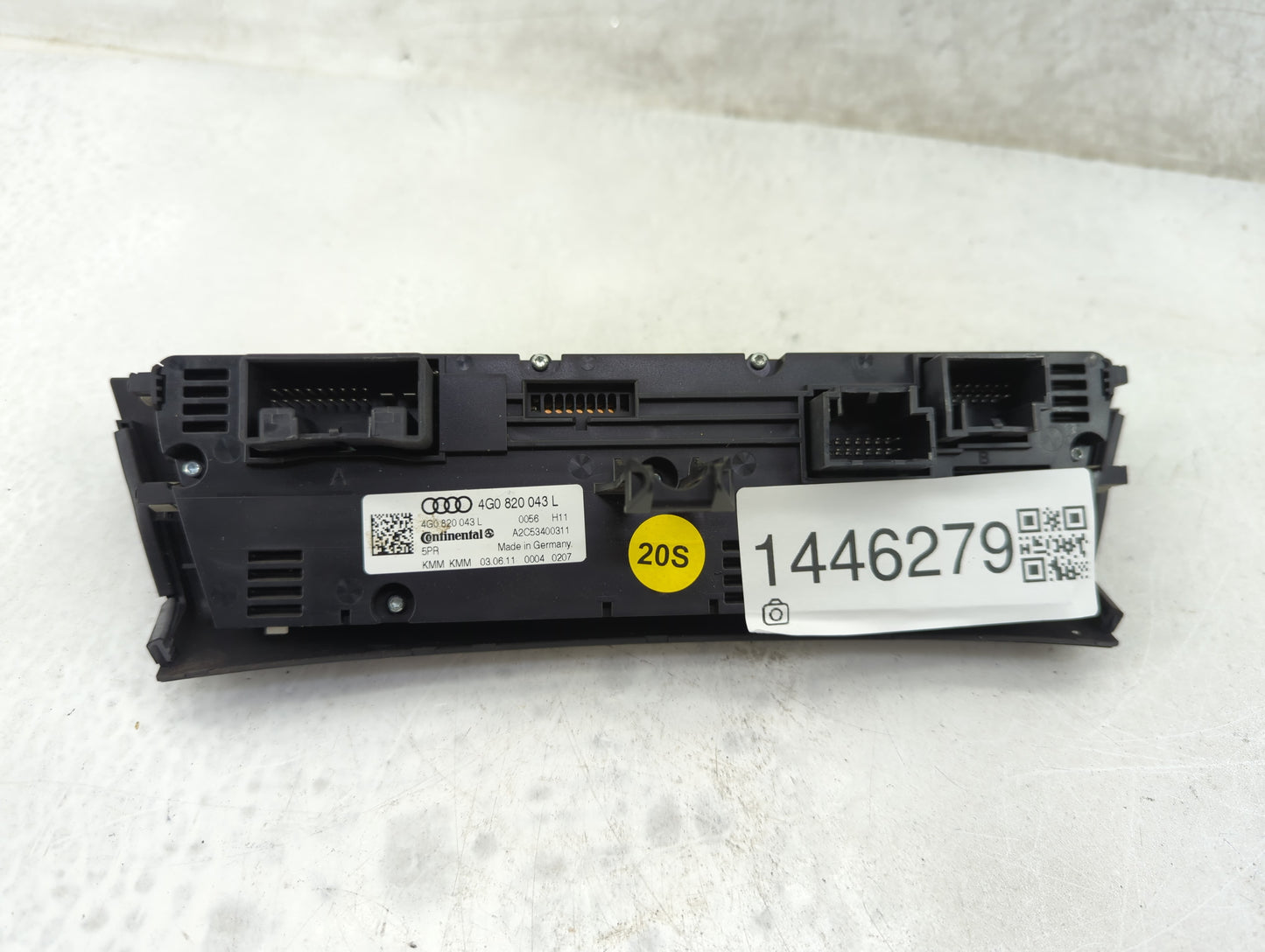 2012-2013 Audi A7 Climate Control Module Temperature AC/Heater Replacement P/N:4G0820043L A2C53400311 Fits OEM Used Auto Par