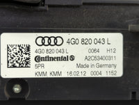 2012-2013 Audi A7 Climate Control Module Temperature AC/Heater Replacement P/N:4G0820043L A2C53400311 Fits OEM Used Auto Par