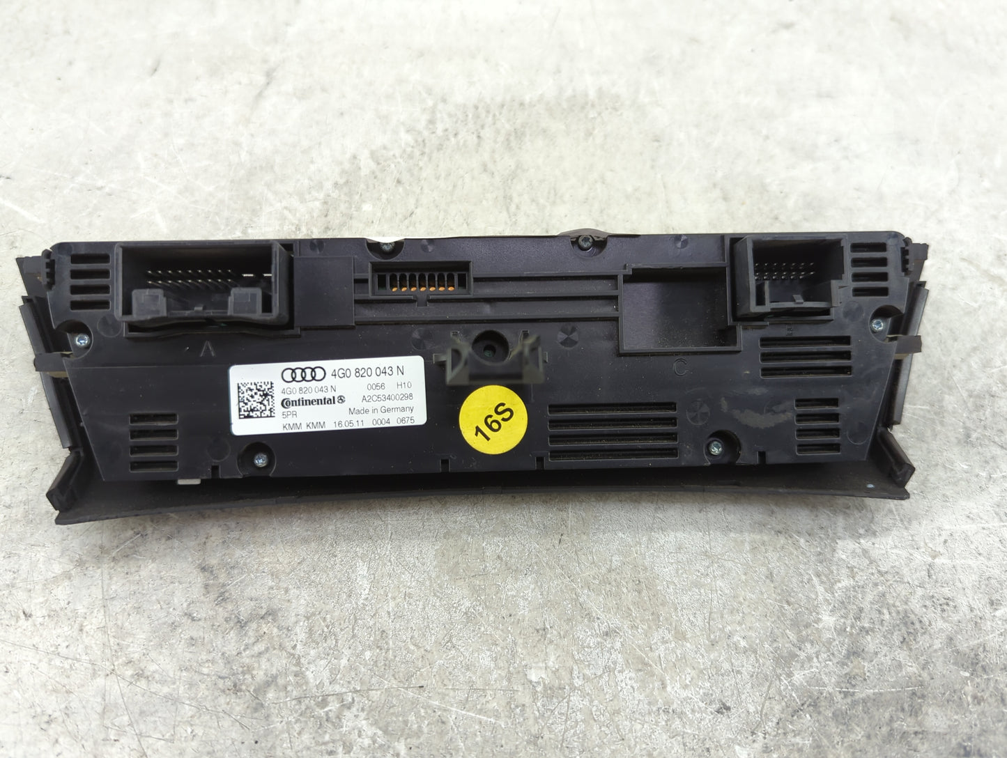 2012-2013 Audi A7 Climate Control Module Temperature AC/Heater Replacement P/N:4G0 820 043 N Fits Fits 2012 2013 2014 2015 O
