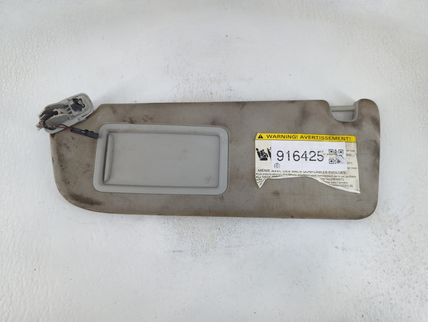 2012-2018 Audi A7 Sun Visor Shade Replacement Passenger Right Mirror Fits Fits 2012 2013 2014 2015 2016 2017 2018 OEM Used A