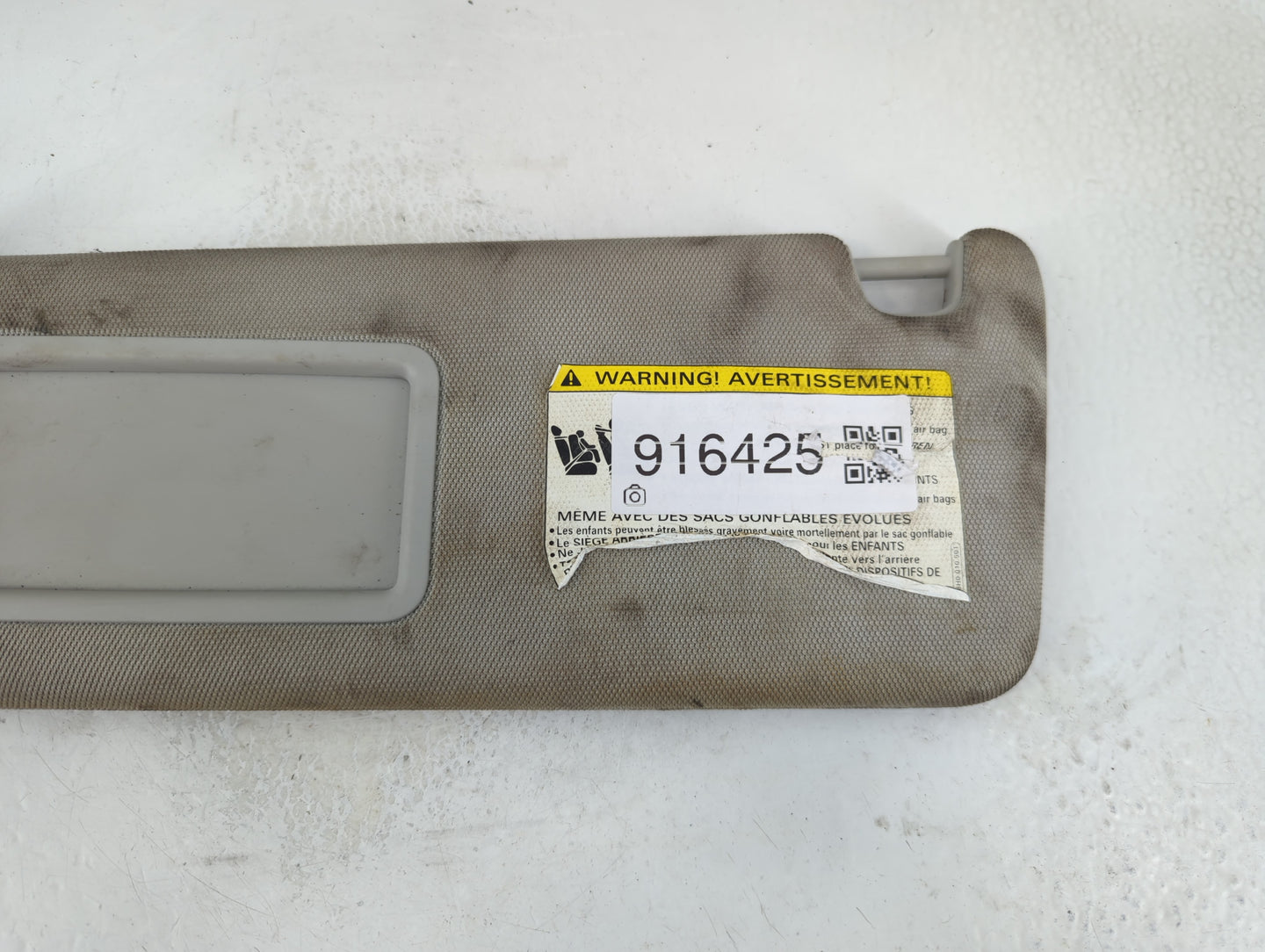 2012-2018 Audi A7 Sun Visor Shade Replacement Passenger Right Mirror Fits Fits 2012 2013 2014 2015 2016 2017 2018 OEM Used A