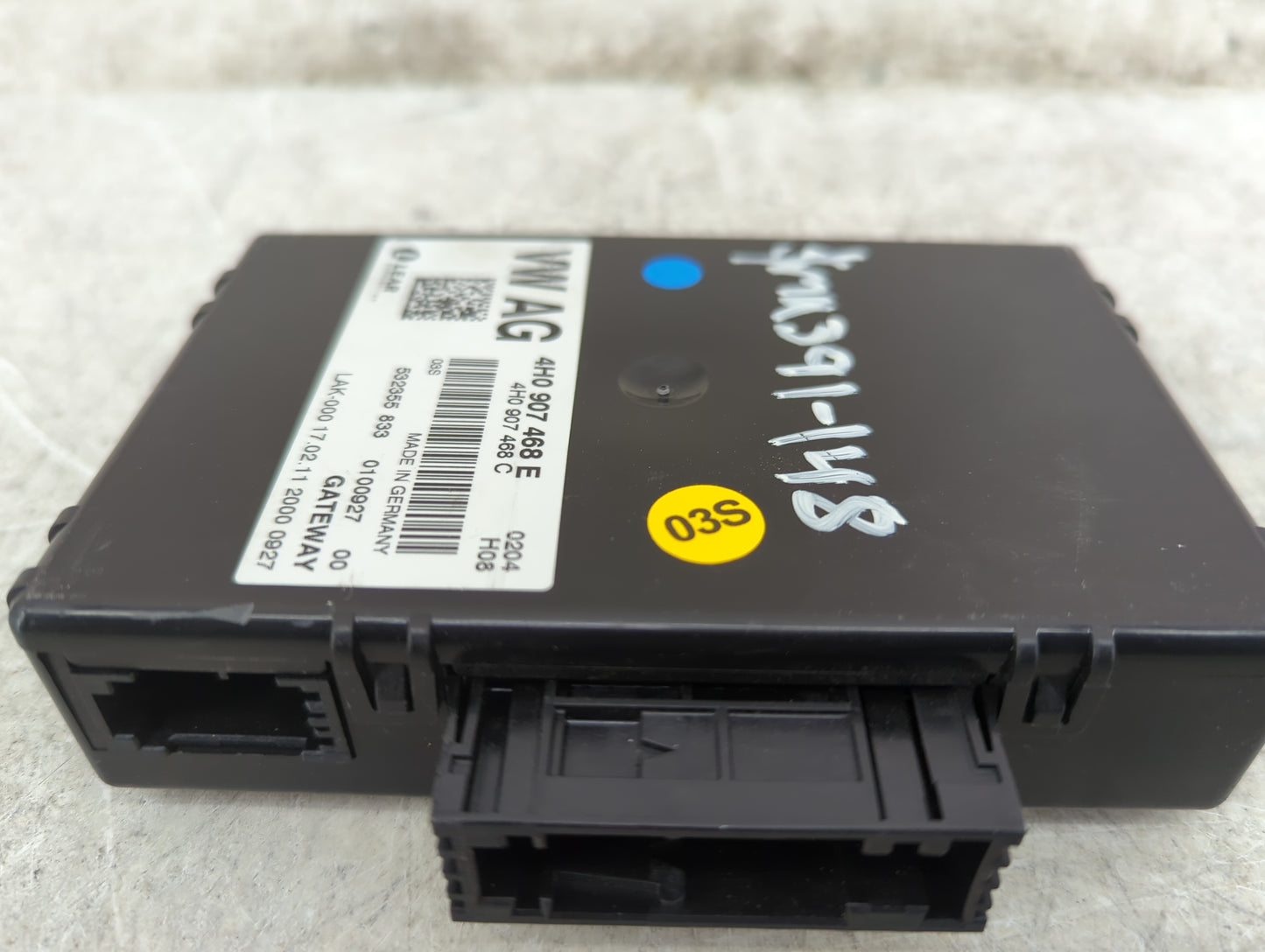2012 Audi A8 Gateway Control Module 4h0907468e|4h0907468c|532355833 - Oemusedautoparts1.com