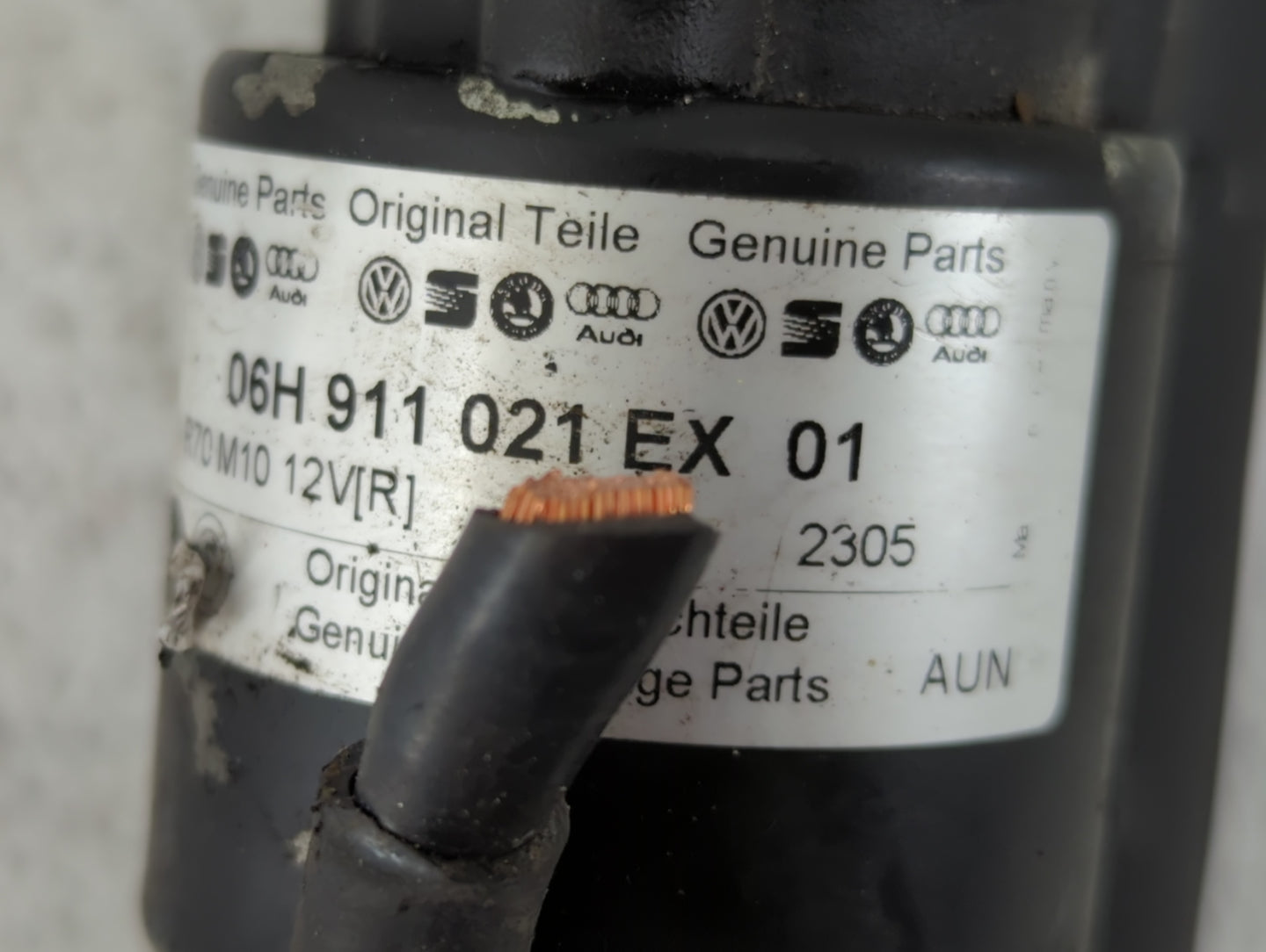 2010-2012 Audi Q5 Car Starter Motor Solenoid OEM P/N:06H 911 021 EX 01 20101103, 06H 911 021 A Fits Fits 2010 2011 2012 OEM 