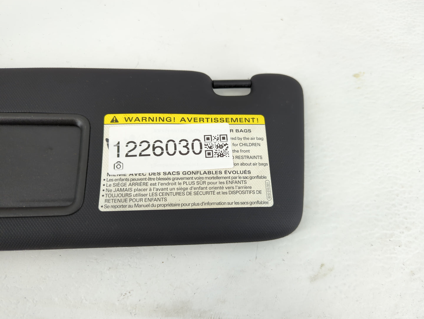 2009-2012 Audi Q5 Sun Visor Shade Replacement Passenger Right Mirror Fits Fits 2009 2010 2011 2012 OEM Used Auto Parts - Oem