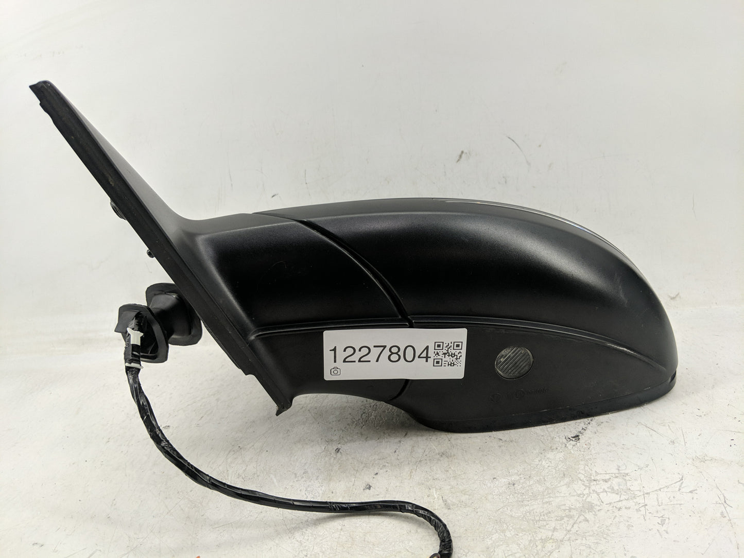 2009-2014 Audi Q5 Driver Left Side View Manual Door Mirror Black - Oemusedautoparts1.com
