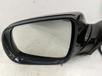 2009-2014 Audi Q5 Driver Left Side View Manual Door Mirror Black - Oemusedautoparts1.com