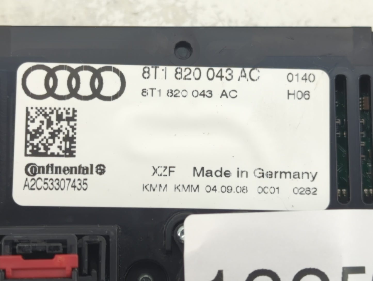 2009-2012 Audi Q5 Climate Control Module Temperature AC/Heater Replacement P/N:8T1 820 043 AK Fits OEM Used Auto Parts - Oem