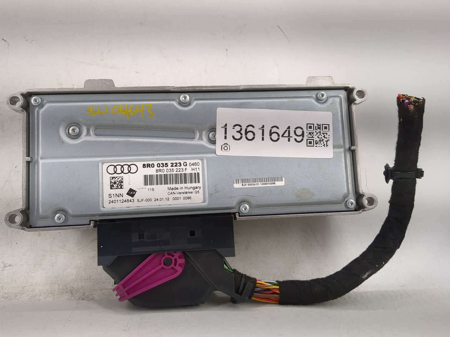 2009-2012 Audi Q5 Radio Speaker Amplifier 8r0 035 223 G - Oemusedautoparts1.com