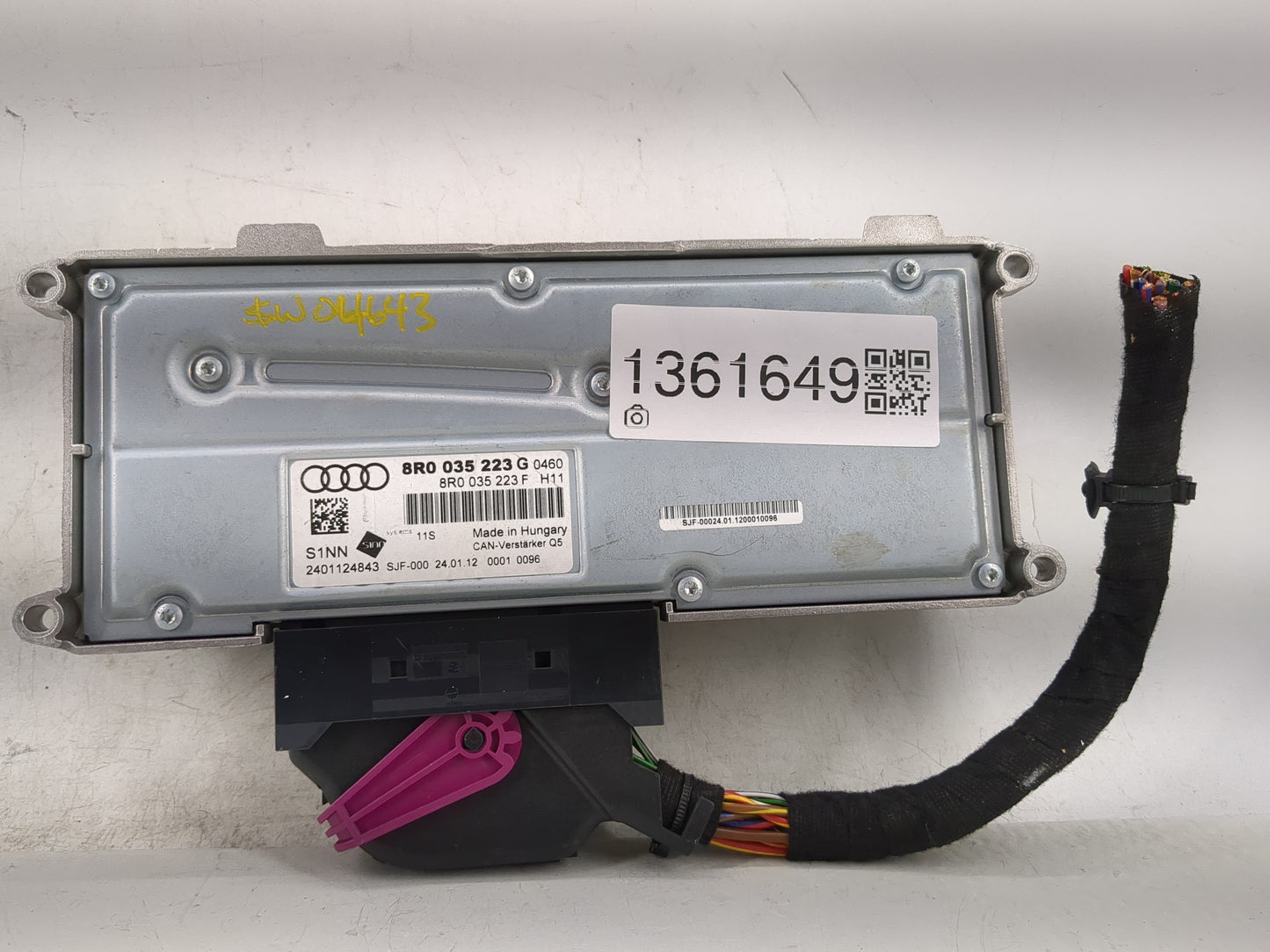 2009-2012 Audi Q5 Radio Speaker Amplifier 8r0 035 223 G - Oemusedautoparts1.com
