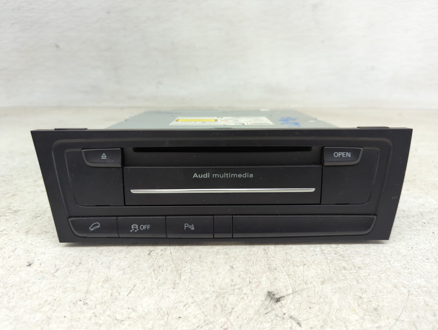2011-2017 Audi Q5 Radio AM FM Cd Player Receiver Replacement P/N:8T1 035 664 D Fits Fits 2010 2011 2012 2013 2014 2015 2016 