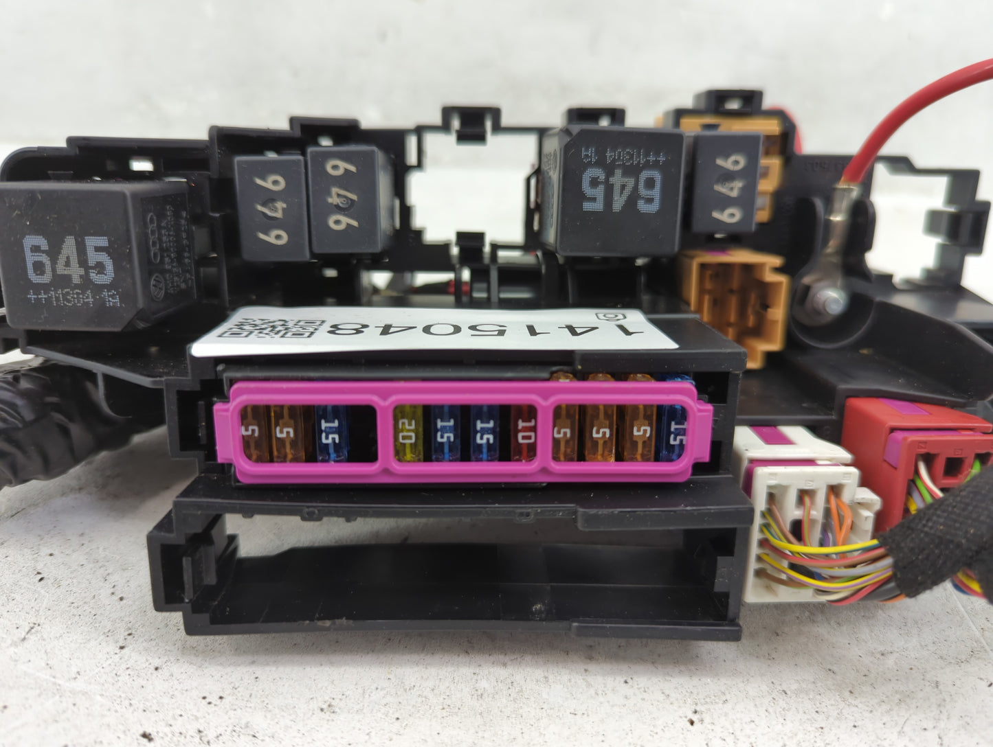 2009-2017 Audi Q5 Fusebox Fuse Box Panel Relay Module P/N:4H0 951 253A Fits Fits 2008 2009 2010 2011 2012 2013 2014 2015 201