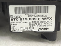 2009-2017 Audi Q5 Radio AM FM Cd Player Receiver Replacement P/N:8T0919609F 8T0919609FWFX Fits OEM Used Auto Parts - Oemused