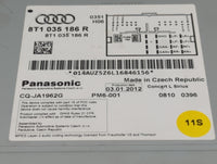 2011-2017 Audi Q5 Radio AM FM Cd Player Receiver Replacement P/N:8T1035186R CQ-JA1962G Fits OEM Used Auto Parts - Oemusedaut