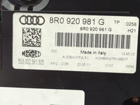 2011-2012 Audi Q5 Instrument Cluster Speedometer Gauges P/N:8R0 920 981 G Miles: Fits Fits 2011 2012 OEM Used Auto Parts - O