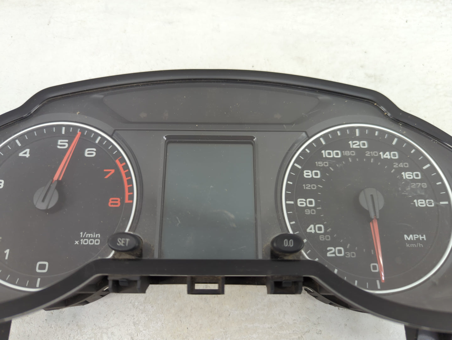 2011-2012 Audi Q5 Instrument Cluster Speedometer Gauges P/N:8R0920950K 503002380404 Miles:120K Fits Fits 2011 2012 OEM Used 