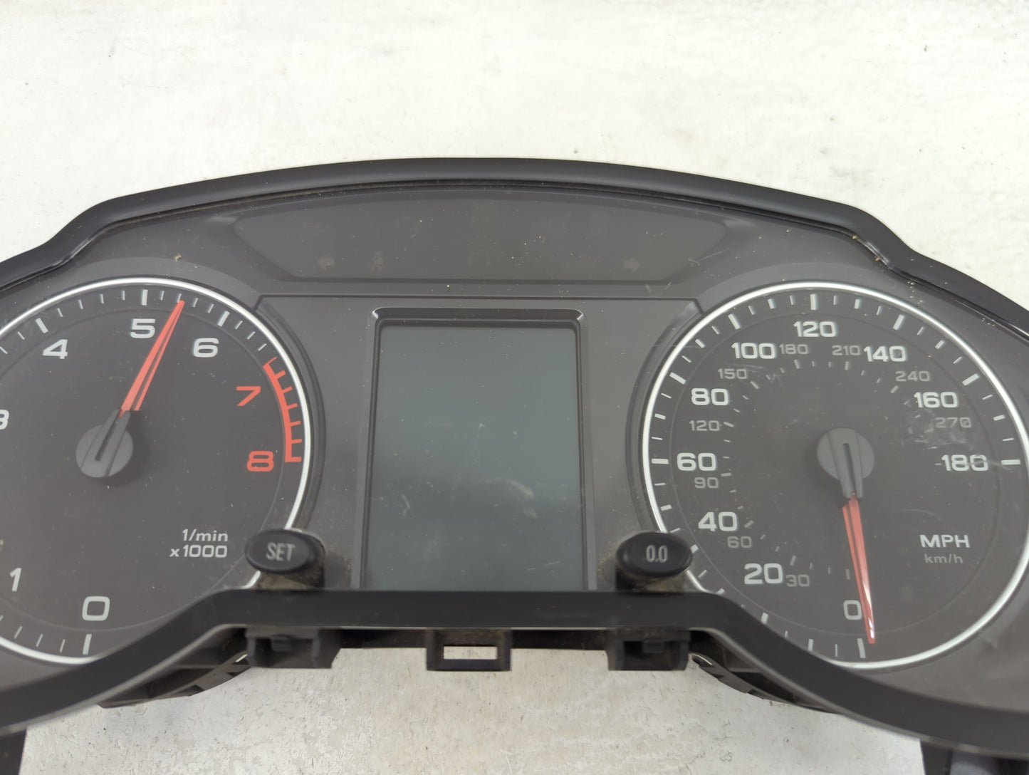 2011-2012 Audi Q5 Instrument Cluster Speedometer Gauges P/N:8R0920950K 503002380404 Miles:120K Fits Fits 2011 2012 OEM Used 