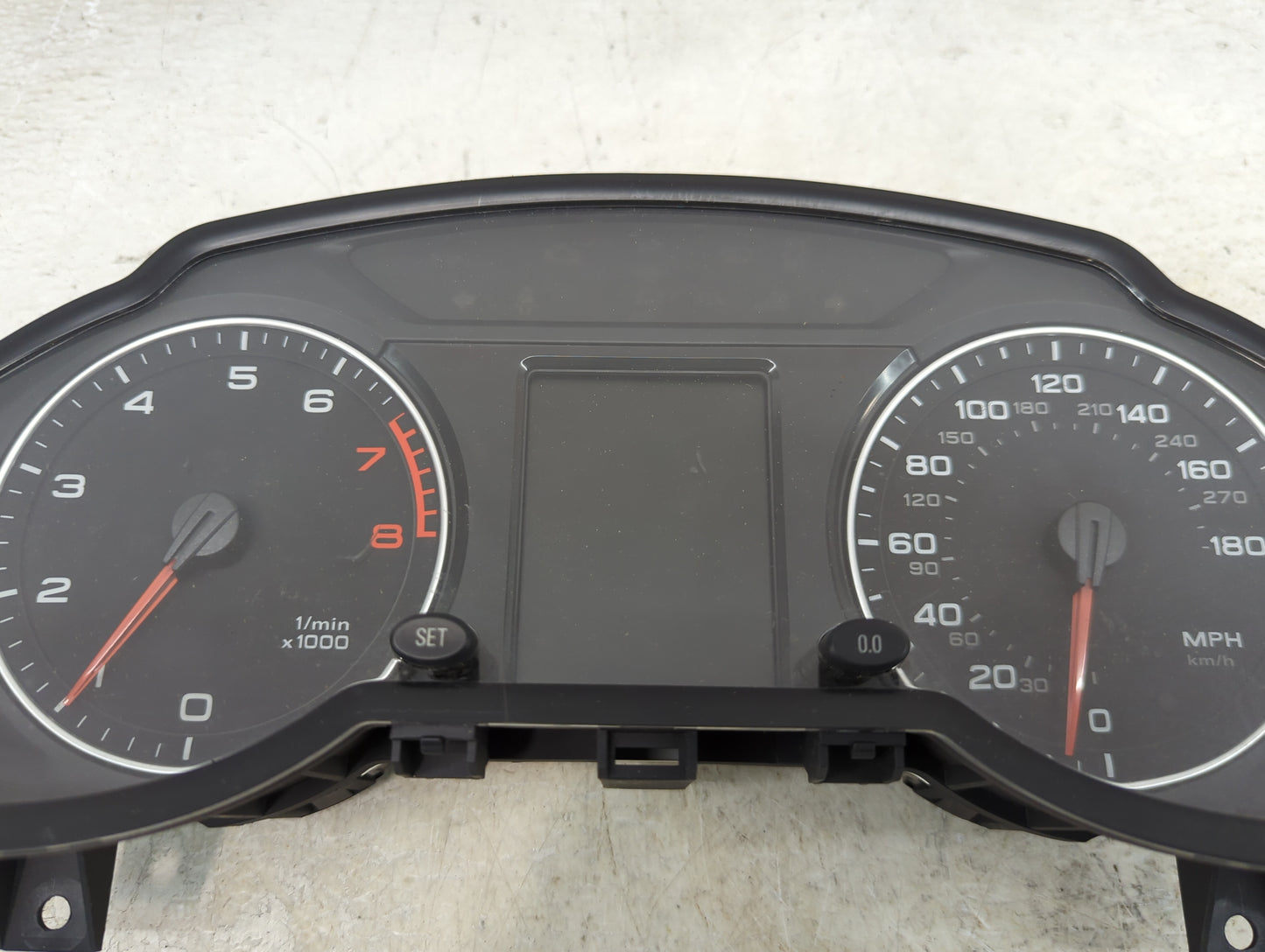 2011-2012 Audi Q5 Instrument Cluster Speedometer Gauges P/N:8R0 920 981 G Miles: Fits Fits 2011 2012 OEM Used Auto Parts - O