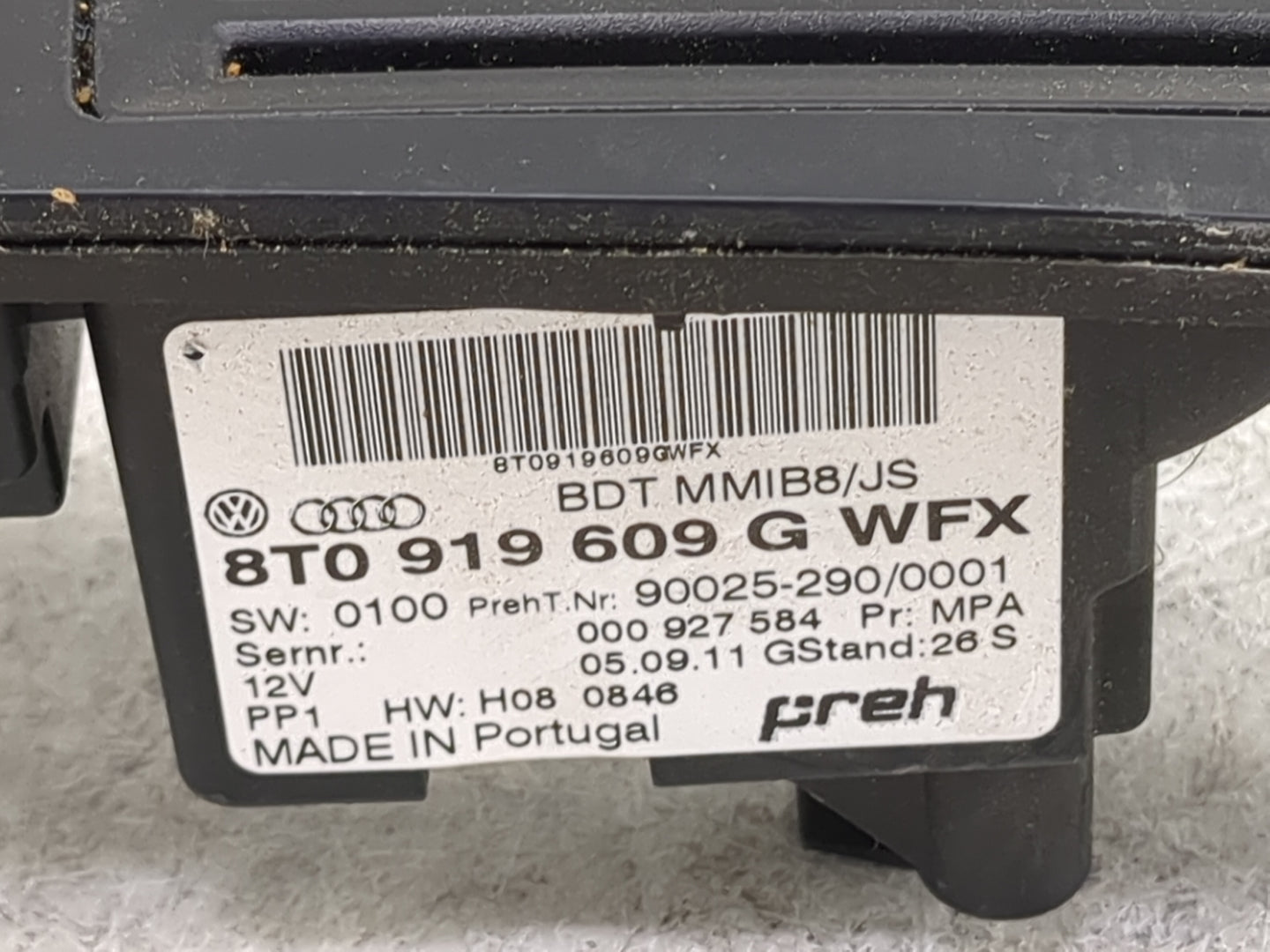 2009-2017 Audi Q5 Radio Control Panel 1455984 - Oemusedautoparts1.com