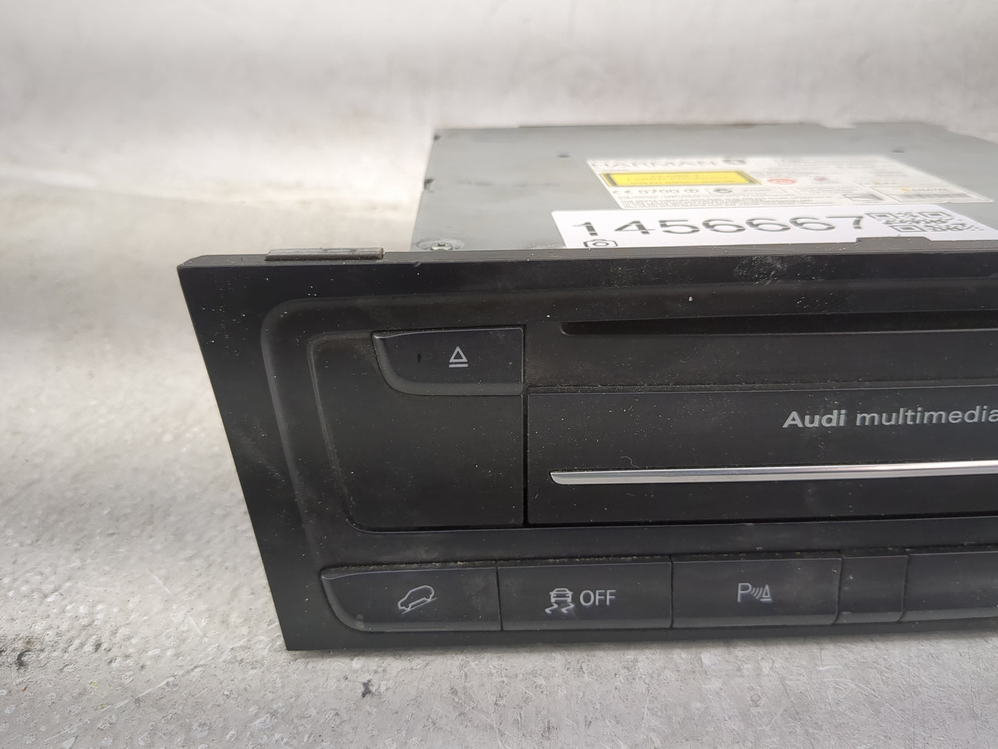 2011-2017 Audi Q5 Radio AM FM Cd Player Receiver Replacement P/N:8T1035 Fits Fits 2010 2011 2012 2013 2014 2015 2016 2017 OE