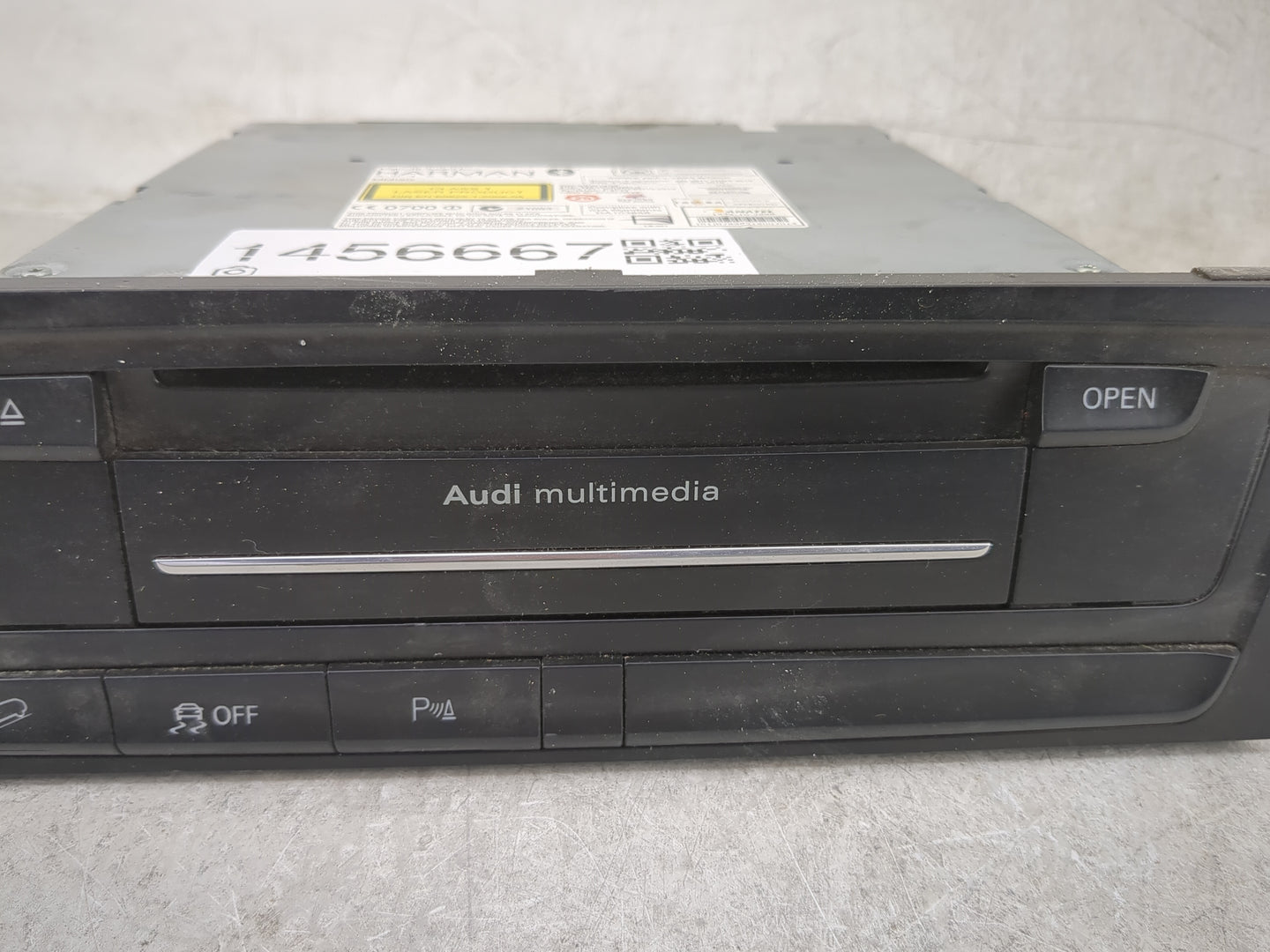2011-2017 Audi Q5 Radio AM FM Cd Player Receiver Replacement P/N:8T1035 Fits Fits 2010 2011 2012 2013 2014 2015 2016 2017 OE