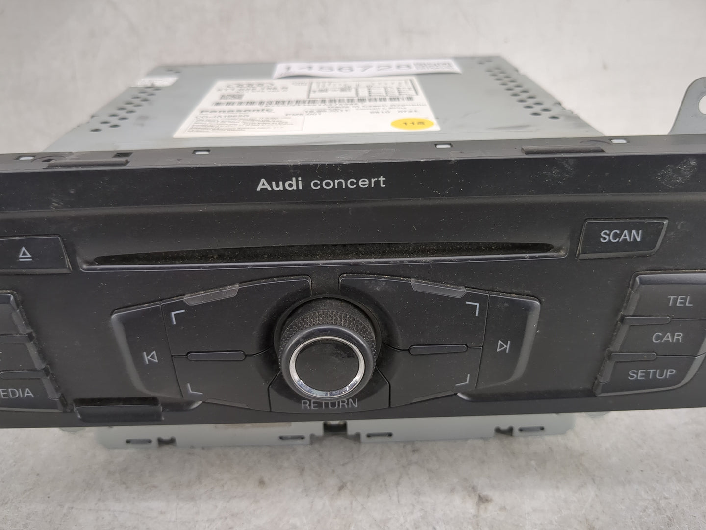 2013-2017 Audi Q5 Radio AM FM Cd Player Receiver Replacement P/N:8T1035186R CQ-JA1962G Fits OEM Used Auto Parts - Oemusedaut