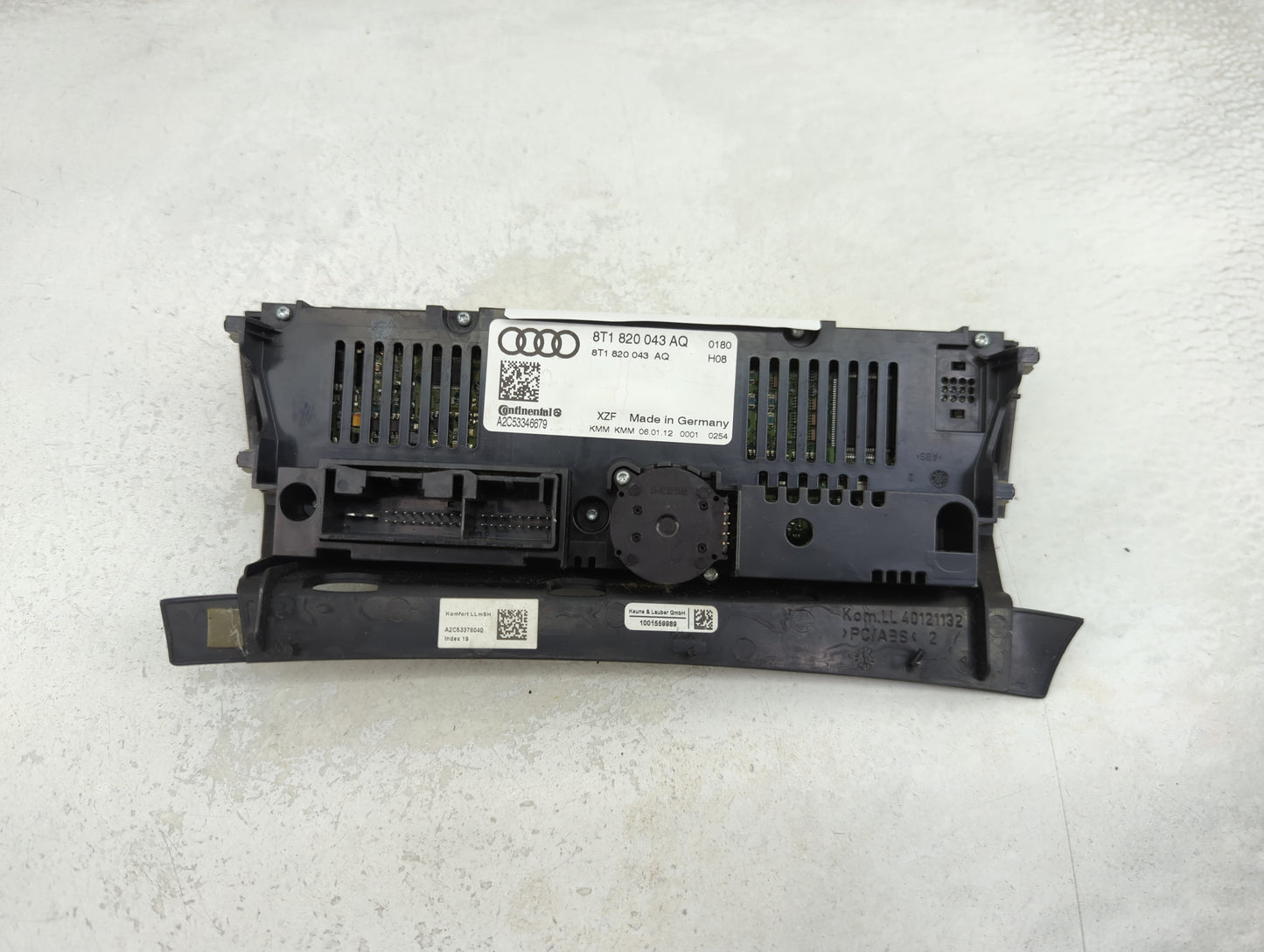 2009-2012 Audi Q5 Climate Control Module Temperature AC/Heater Replacement P/N:8T1820043AQ A2C53346679 Fits OEM Used Auto Pa
