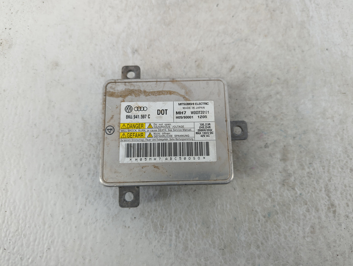 2012-2012 Audi Q5 Headlight Ballast Head Light - Oemusedautoparts1.com