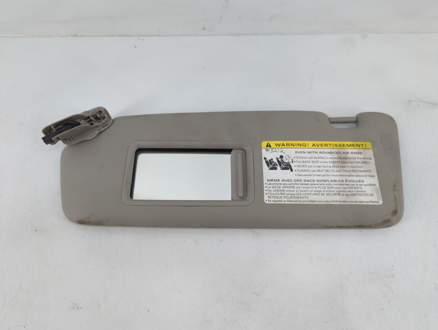 2012 Audi Q5 Sun Visor Shade Replacement Driver Left Mirror Fits Fits 2009 2010 2011 OEM Used Auto Parts - Oemusedautoparts1