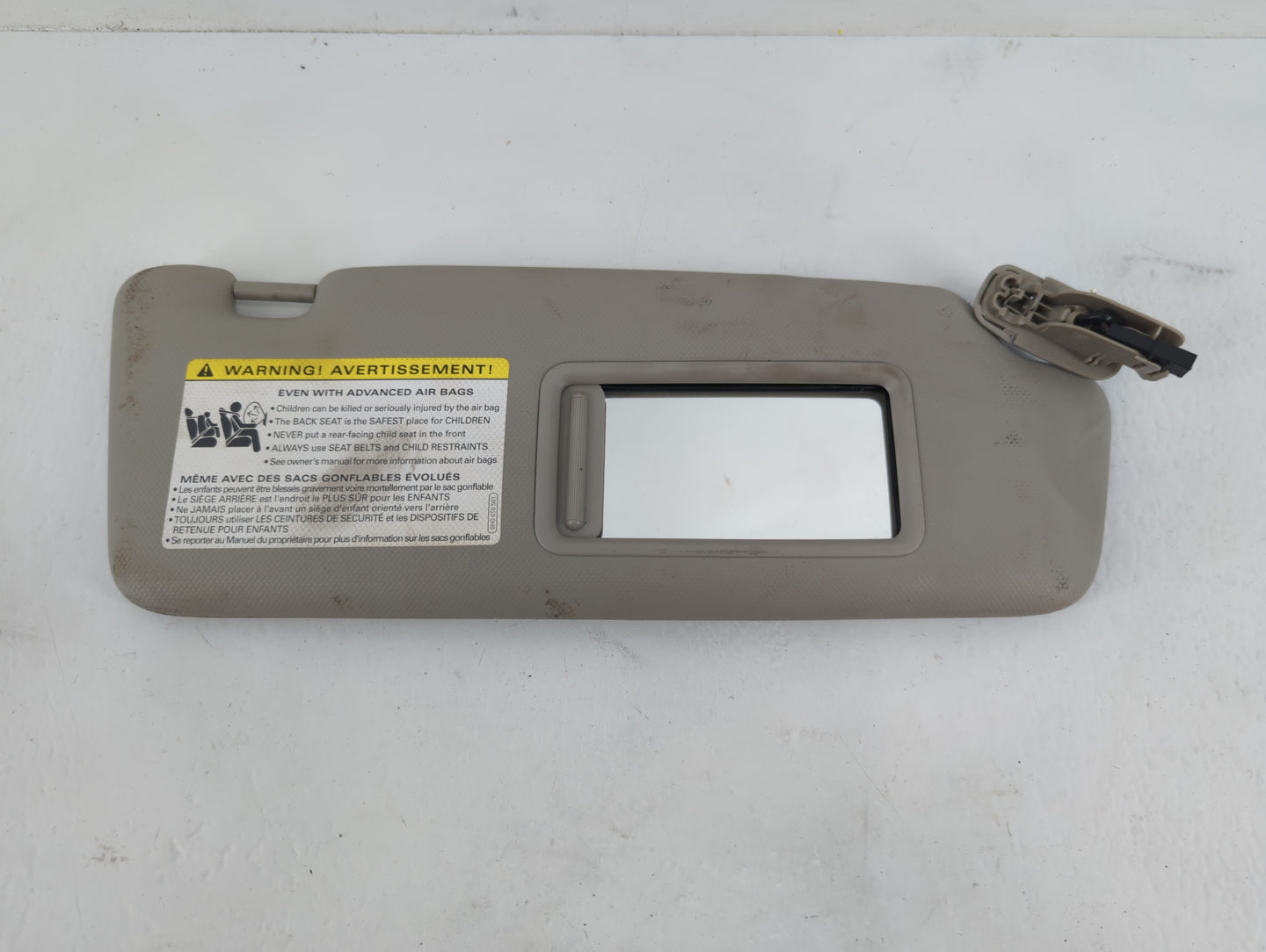 2012 Audi Q5 Sun Visor Shade Replacement Passenger Right Mirror Fits Fits 2009 2010 2011 OEM Used Auto Parts - Oemusedautopa