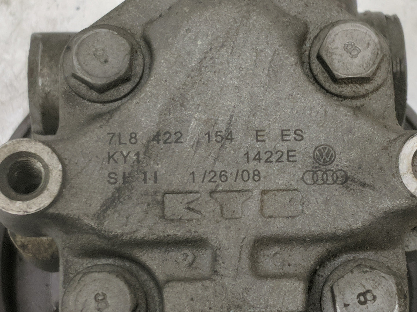 2007-2015 Audi Q7 Power Steering Column Pump Oem - Oemusedautoparts1.com