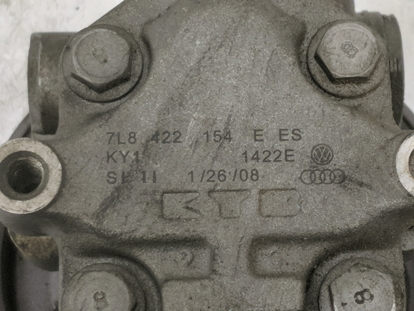 2007-2015 Audi Q7 Power Steering Column Pump Oem - Oemusedautoparts1.com