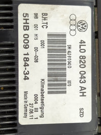2012 Audi Q7 Climate Control Module Temperature AC/Heater Replacement P/N:4L0 820 043 AH Fits OEM Used Auto Parts - Oemuseda