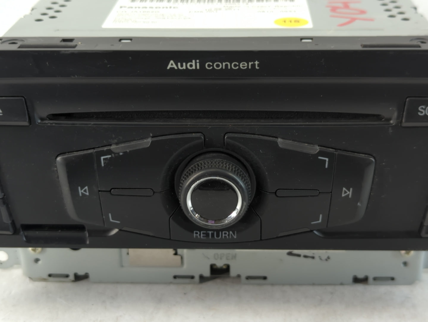 2010-2012 Audi S4 Radio AM FM Cd Player Receiver Replacement P/N:8T1 035 186 R Fits Fits 2010 2011 2012 2013 2014 2015 2016 