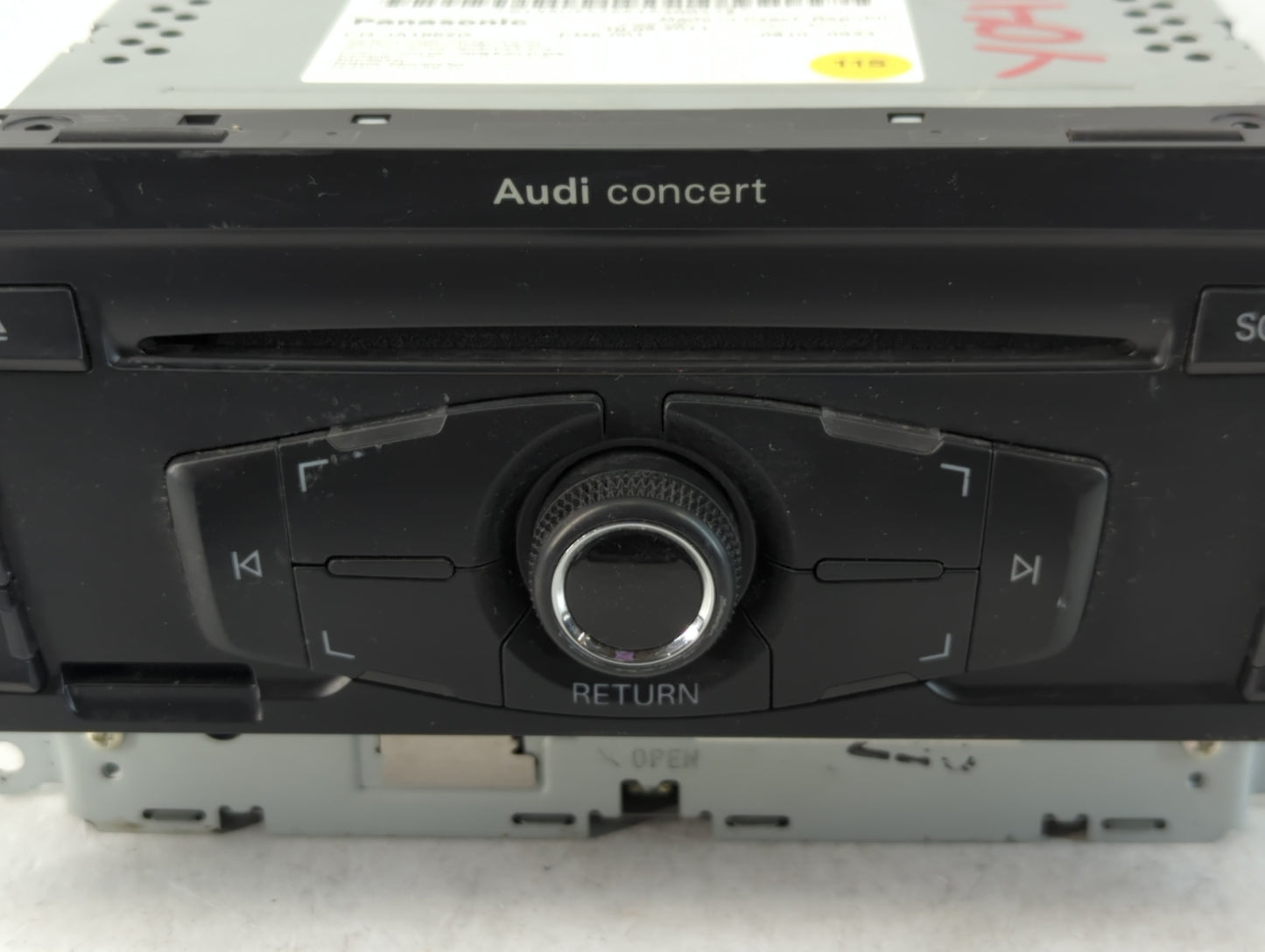 2010-2012 Audi S4 Radio AM FM Cd Player Receiver Replacement P/N:8T1 035 186 R Fits Fits 2010 2011 2012 2013 2014 2015 2016 