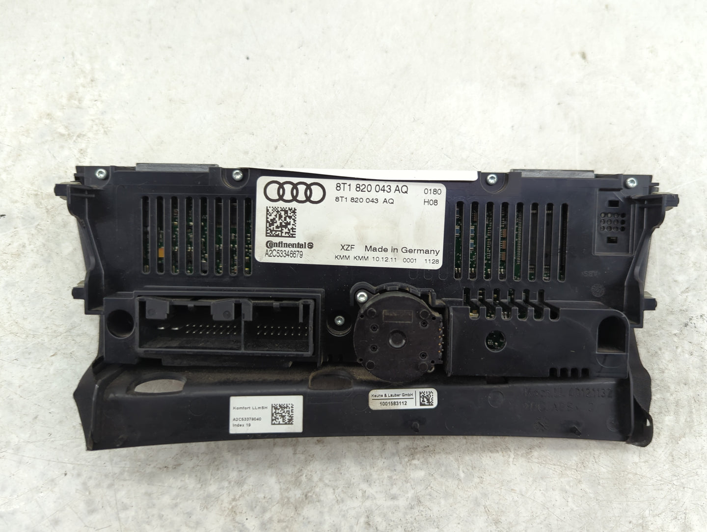 2008-2013 Audi S5 Climate Control Module Temperature AC/Heater Replacement P/N:8T1820043AQ A2C53346679 Fits OEM Used Auto Pa
