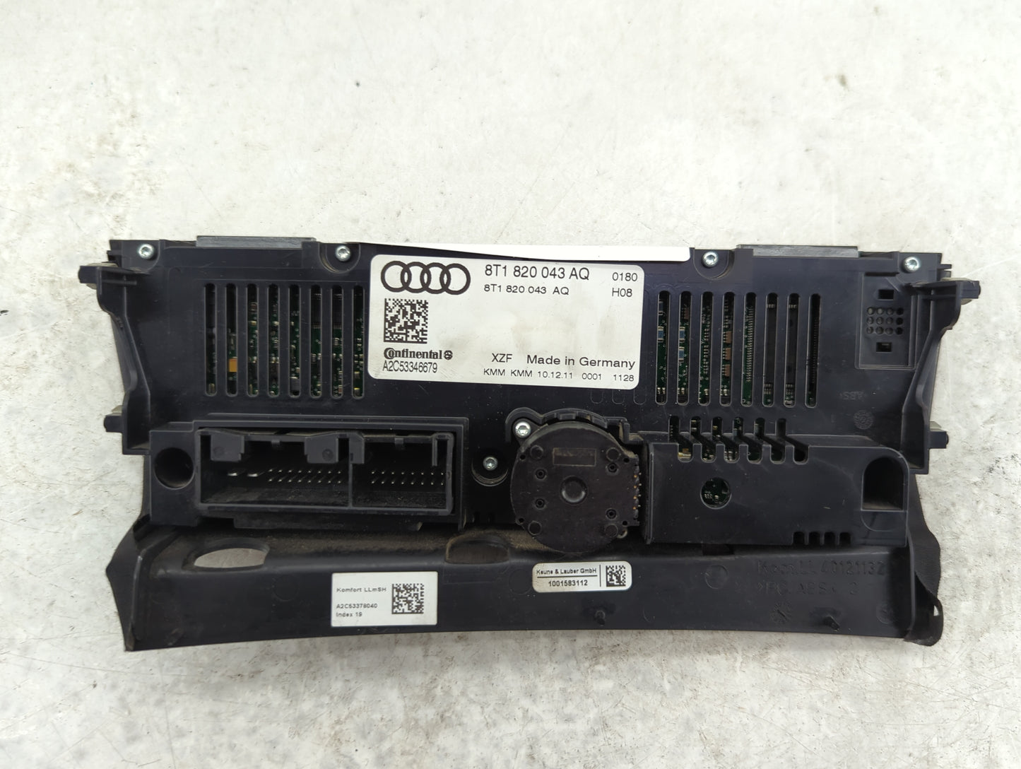 2008-2013 Audi S5 Climate Control Module Temperature AC/Heater Replacement P/N:8T1820043AQ A2C53346679 Fits OEM Used Auto Pa