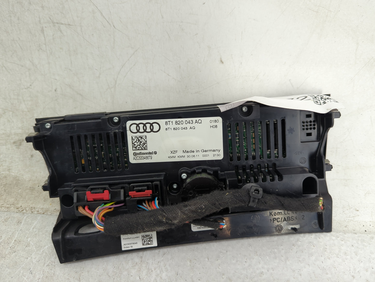 2008-2013 Audi S5 Climate Control Module Temperature AC/Heater Replacement P/N:8T1820043AQ A2C53346679 Fits OEM Used Auto Pa