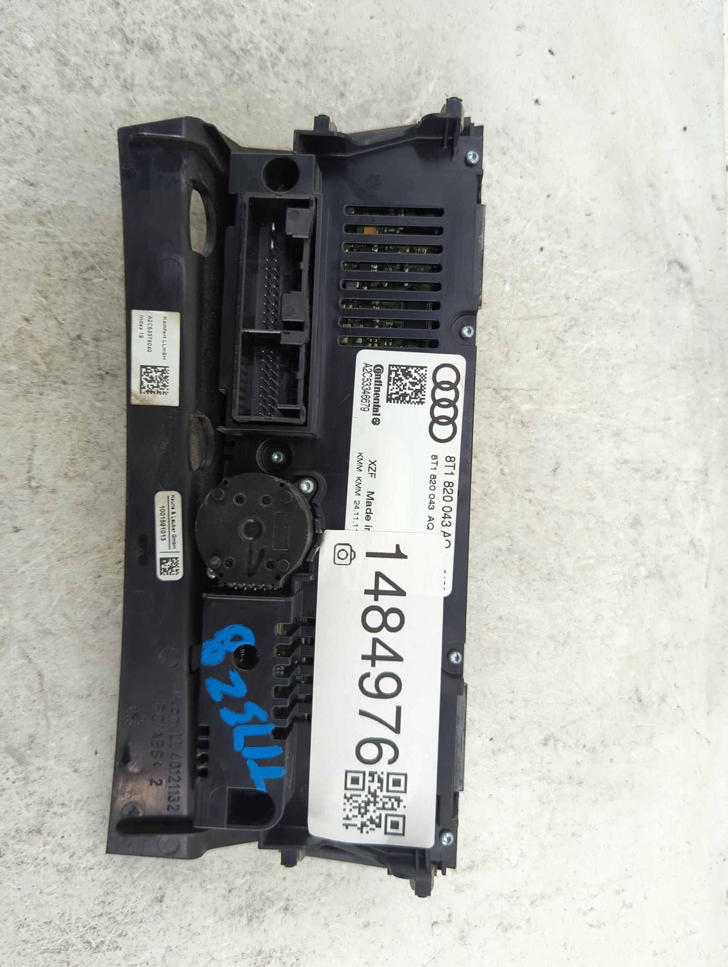 2008-2013 Audi S5 Climate Control Module Temperature AC/Heater Replacement P/N:8T1820043AQ A2C53378040 Fits OEM Used Auto Pa