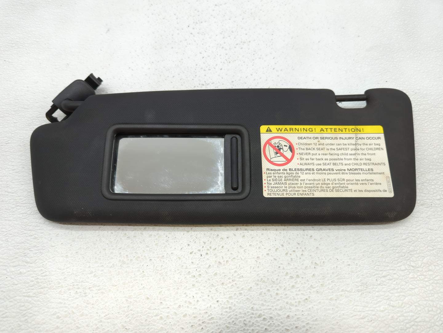 2012-2013 Audi S5 Sun Visor Shade Replacement Passenger Right Mirror Fits Fits 2012 2013 OEM Used Auto Parts - Oemusedautopa