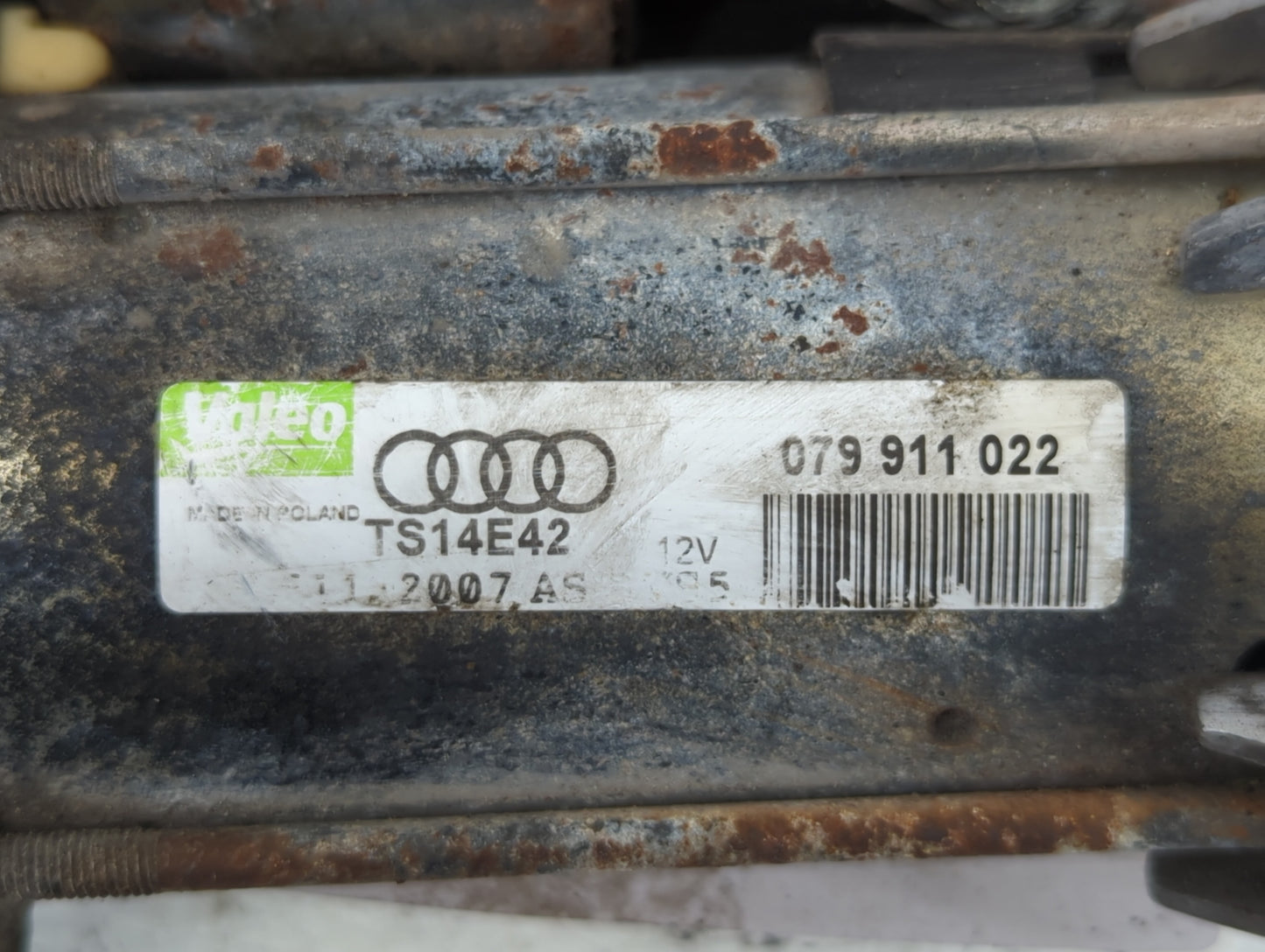 2010-2017 Audi S5 Car Starter Motor Solenoid OEM P/N:079 911 022 Fits Fits 2010 2011 2012 2013 2014 2015 2016 2017 2018 OEM 
