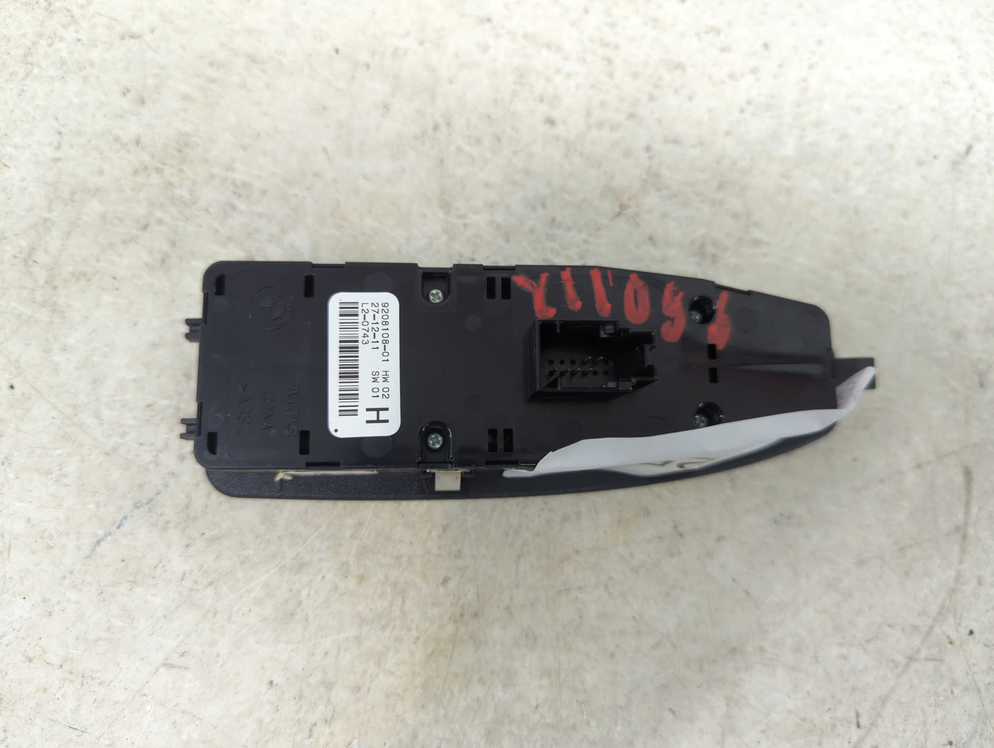 2012-2018 Bmw 320 Master Power Window Switch Replacement Driver Side Left P/N:9208108-01 Fits OEM Used Auto Parts - Oemuseda